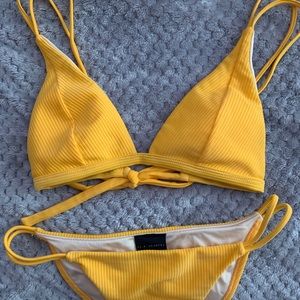 L.A Hearts yellow bikini